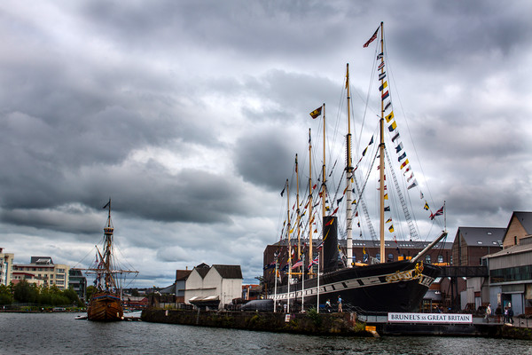 SS Great Britain in Bristol Picture Board by Oxon Images