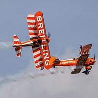 Buy canvas prints of Breitling wing walker pair by Oxon Images