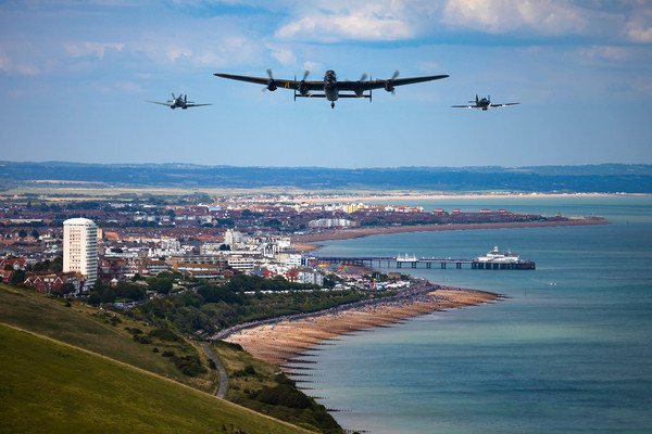BBMF and Eastbourne air show Picture Board by Oxon Images