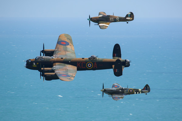 Battle of Britain Memorial Flight Picture Board by Oxon Images