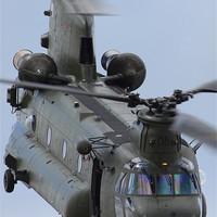 Buy canvas prints of RAF CH47 Chinook by Oxon Images