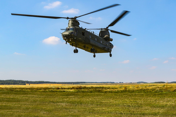 Chinook training sortie Picture Board by Oxon Images