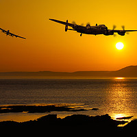 Buy canvas prints of Lancasters reach Landfall by Oxon Images