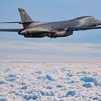Buy canvas prints of Rockwell B1 Lancer by Oxon Images