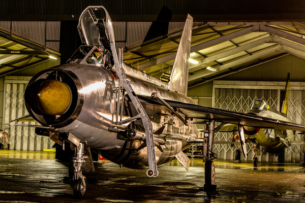 English Electric Lightning QRA shed Picture Board by Oxon Images