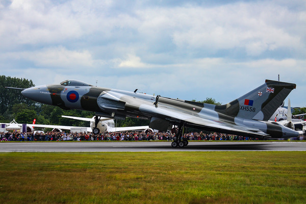 Vulcan landing at RIAT Picture Board by Oxon Images