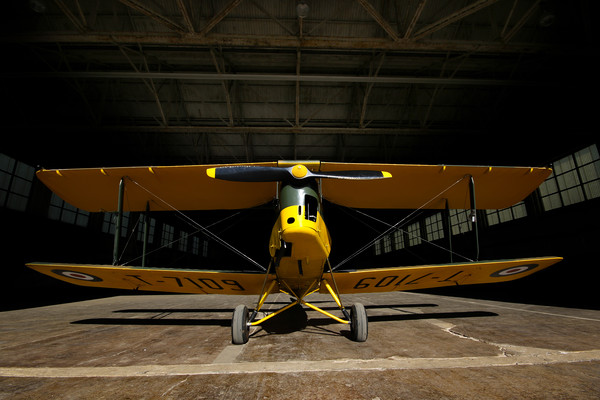 Tiger Moth Ready for Flight Picture Board by Oxon Images