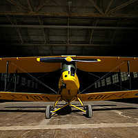 Buy canvas prints of Tiger Moth Ready for Flight by Oxon Images