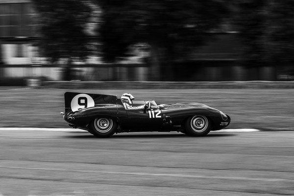 Jaguar D Type at Flywheel Festival Picture Board by Oxon Images