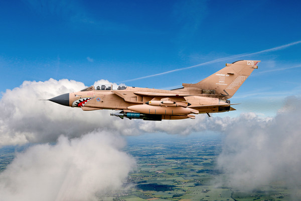 Desert Storm Tornado GR4 Pinky Picture Board by Oxon Images