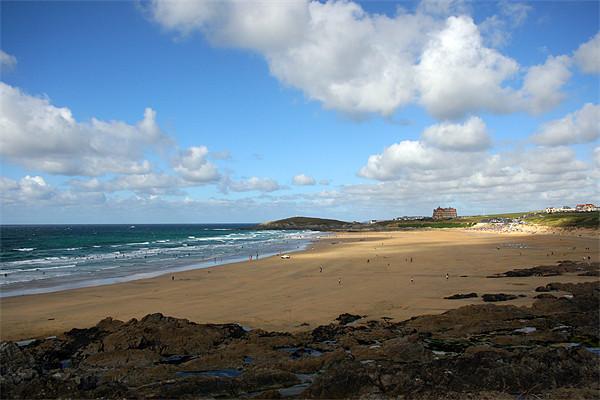 Fistral beach Newquay Picture Board by Oxon Images