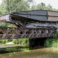 Buy canvas prints of Sappers Titan carrying No10 Bridge by Oxon Images