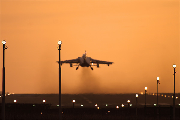 Marham Tornado sunset Picture Board by Oxon Images