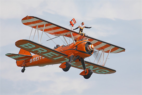 Boeing Wingwalker Picture Board by Oxon Images