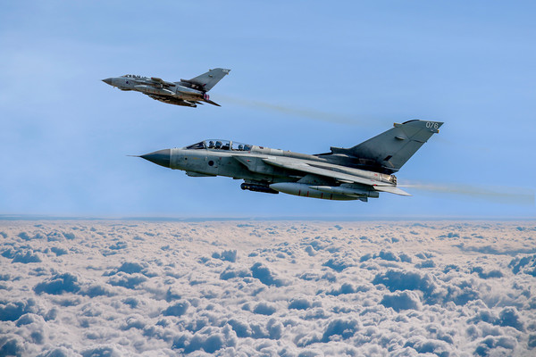 Tornado GR4 above the clouds Picture Board by Oxon Images