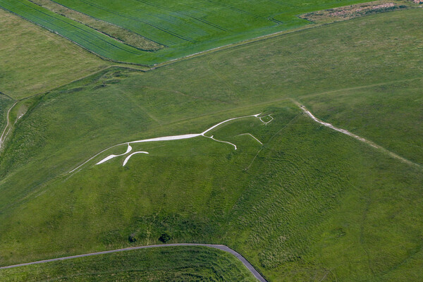 Uffington White Horse Picture Board by Oxon Images