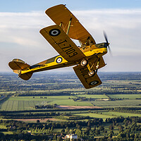 Buy canvas prints of Tiger Moth break by Oxon Images