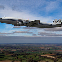 Buy canvas prints of Lockheed Super Constellation by Oxon Images