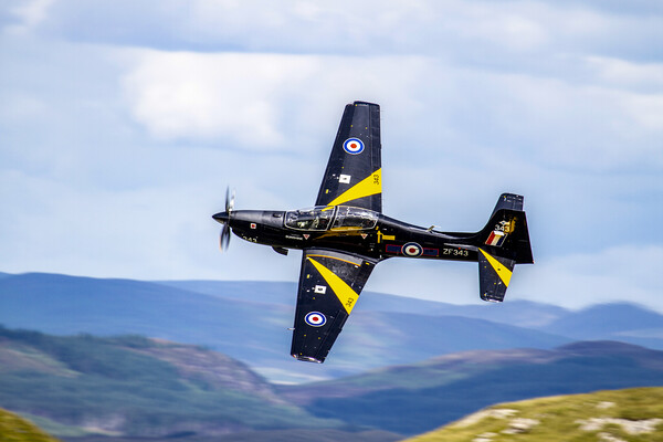 RAF Tucano Low Level Picture Board by Oxon Images