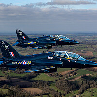 Buy canvas prints of 100 Squadron Hawks by Oxon Images