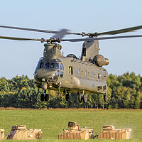 Buy canvas prints of RAF Chinook SPTA by Oxon Images