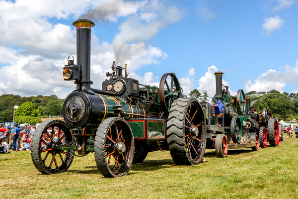Traction Engine Heavy Haulage Picture Board by Oxon Images