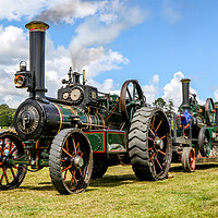 Buy canvas prints of Traction Engine Heavy Haulage by Oxon Images