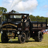 Buy canvas prints of Vintage Steam Lorry by Oxon Images