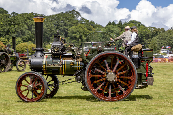 Traction Engine Power Picture Board by Oxon Images