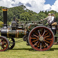 Buy canvas prints of Traction Engine Power by Oxon Images