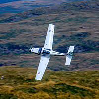 Buy canvas prints of Grob Tutor In The Mach Loop by Oxon Images