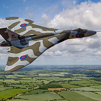 Buy canvas prints of Vulcan Bomber Air To Air by Oxon Images