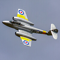Buy canvas prints of Gloster Meteor by Oxon Images