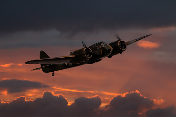 Bristol Blenheim  MkIF Night Fighter Picture Board by Oxon Images