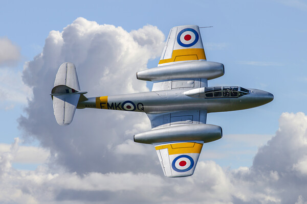 Gloster Meteor at Duxford 2012 Picture Board by Oxon Images