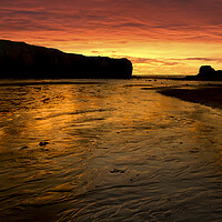 Buy canvas prints of Perranporth sunset by Oxon Images