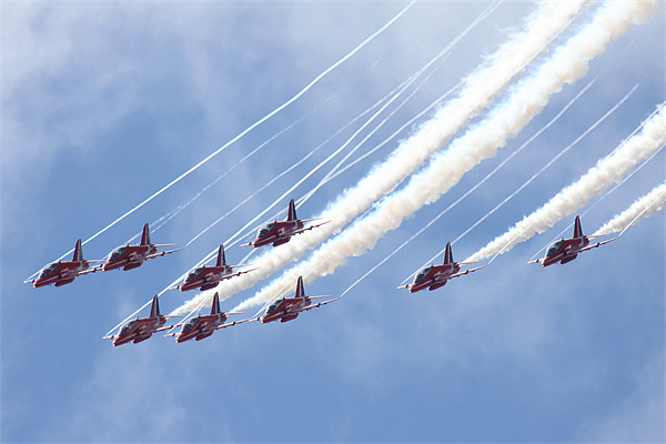 The Red Arrows Picture Board by Oxon Images