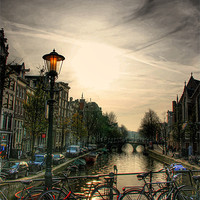 Buy canvas prints of The Amsterdam Canals by Toon Photography