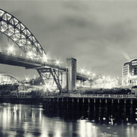 Buy canvas prints of The Sparkling Tyne by Toon Photography