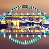 Buy canvas prints of Newcastle City Lights by Toon Photography