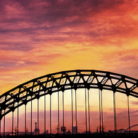 Buy canvas prints of Tyne Sunrise by Toon Photography