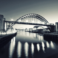 Buy canvas prints of  Before the Sunrise, The Tyne by Toon Photography