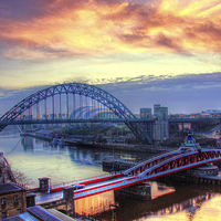 Buy canvas prints of  Sunrise on the River by Toon Photography
