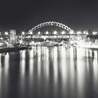 Buy canvas prints of  Black and White Nights by Toon Photography