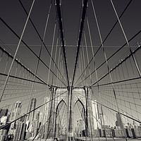 Buy canvas prints of Brooklyn Cables by Toon Photography