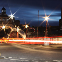 Buy canvas prints of The Swing Bridge, Newcastle by Toon Photography