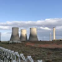 Buy canvas prints of Before We Go - Didcot Cooling Towers  by Heather Gale
