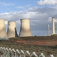 Buy canvas prints of Now We Are Gone - the Didcot Cooling Towers by Heather Gale