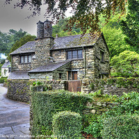 Buy canvas prints of Lake District Cottage by David Wilkins