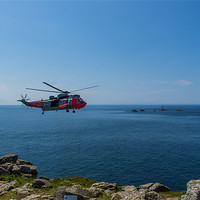Buy canvas prints of Lands End Rescue by David Wilkins